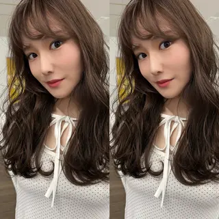 セミロング miri髪質改善 久留米/韓国のヘアスタイル