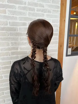 ロング ヘアアレンジ Topstylist YUKIのヘアスタイル