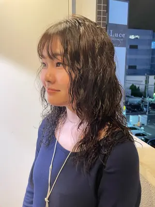 ロング カラー パーマ 🎀レイヤー/パーマ カラー/ai🎀のヘアスタイル