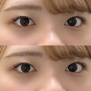 マツエク・マツパ 束感まつ毛／艶カラー おがたゆうか🎀‎のマツエク・マツパデザイン