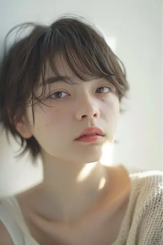 ショート カラー パーマ Luana / 公式 / 大通のヘアスタイル