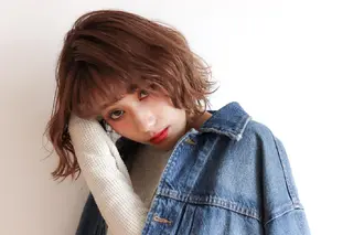 ショート カラー パーマ ショート✨ボブ✨代表 新田見美仁のヘアスタイル