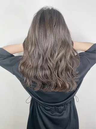 ミディアム カラー パーマ ヘアアレンジ メンズ キッズ ネイル マツエク・マツパ アイブロウ _WHITE高槻店 yusukeのヘアスタイル