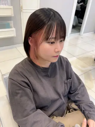 ミディアム カラー 銀座/カラー 🎀momo🎀のヘアスタイル