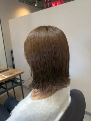 ショート 透明感カラー🫧 🍒久留米美容室のヘアスタイル