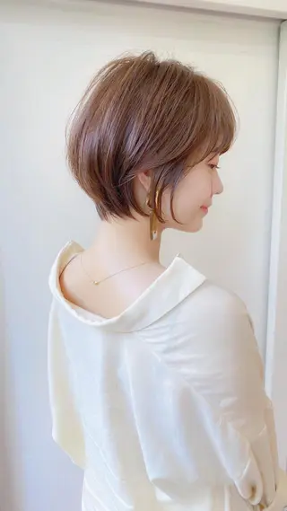 ショート ショート/レイヤー カット/服部タカノリのヘアスタイル