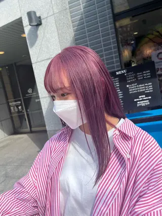 ロング カラー 瀬川 響音のヘアスタイル