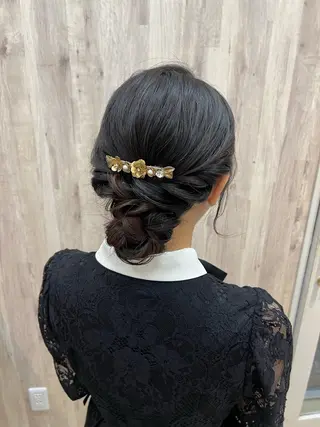 ヘアアレンジ ヘアメイクネイリスト hidemi中目黒のヘアスタイル
