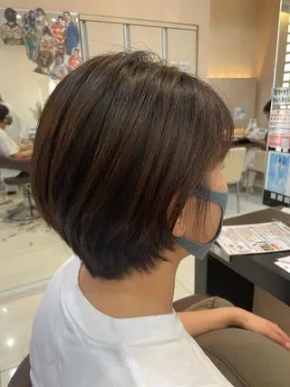 ショート カラー ヘアアレンジ リリー /Men's/パーマのヘアスタイル