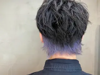 カラー メンズ Kensho 京都駅 ケアブリーチのヘアスタイル