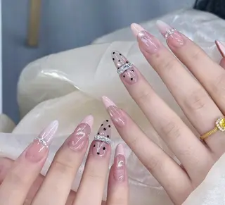 ネイル By moonネイル 🌷ワンホン/韓国風のネイルデザイン