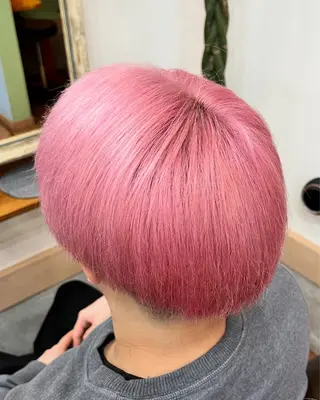 ショート カラー 🫧ハイトーン/ ブリーチ🫧白石航汰のヘアスタイル