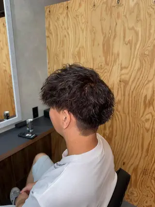 パーマ メンズ 増山 諒 【メンズ専門美容師】のヘアスタイル