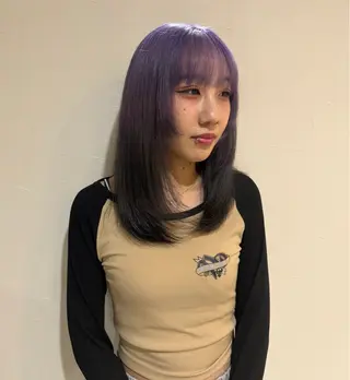 ロング カラー ベージュ/透明感 color/rinのヘアスタイル