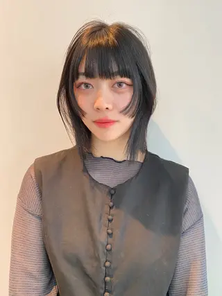 ミディアム カラー mai / linoah˚✧のヘアスタイル