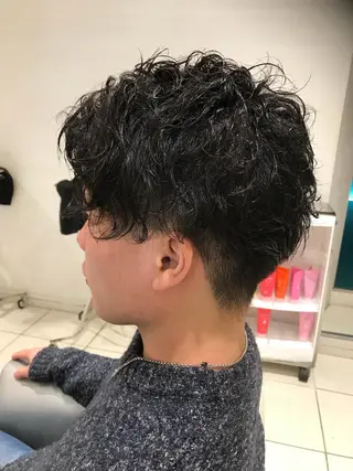 ショート カラー パーマ ヘアアレンジ メンズ キッズ ネイル マツエク・マツパ EnBlesS西宮 マンツーマン神道有基のヘアスタイル