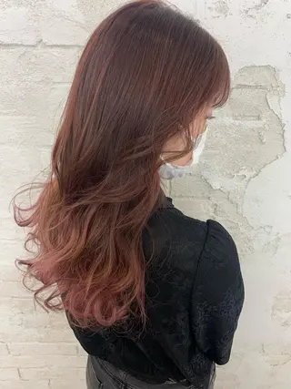 セミロング カラー 🎀モテ髪ﾐﾙｸﾃｨ ｰ🎀yasunaのヘアスタイル