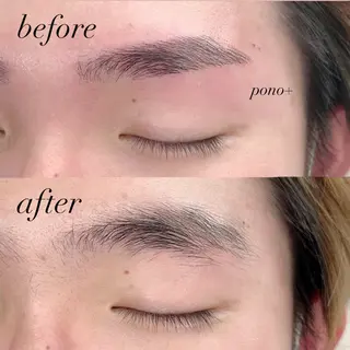 メンズ アイブロウ ponopipi 清水の眉毛・アイブロウイメージ