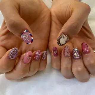 ショート 池袋痛ネイル Nok. 渡辺のネイルデザイン