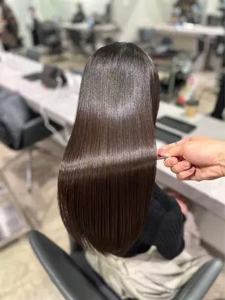 ロング 大野 仁のヘアスタイル