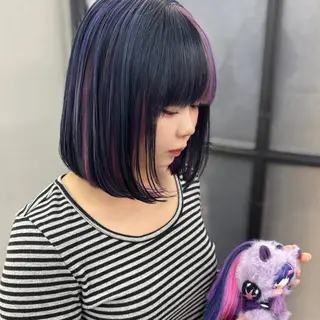 ミディアム カラー Ren. 🦋デザインカラーのヘアスタイル