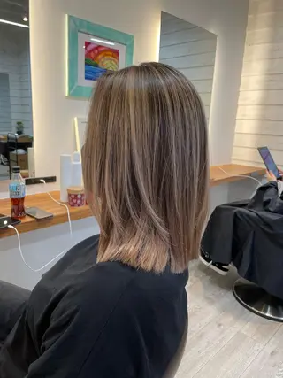 ミディアム カラー 【店長】大根 亮太のヘアスタイル