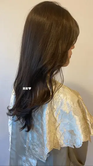 ロング カラー ダメージレスサロン✨ kayo🌱のヘアスタイル