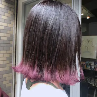 セミロング カラー pep natsumiのヘアスタイル