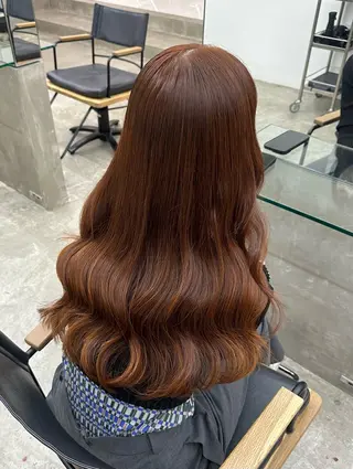 ロング カラー YOSHINO AIKOのヘアスタイル