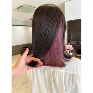 ミディアム カラー 坂井田 浩樹のヘアスタイル