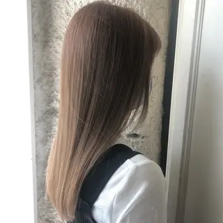 ロング カラー シンカ 表参道のヘアスタイル