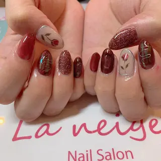 ネイル La neige* yuki 🐩🌙のネイルデザイン