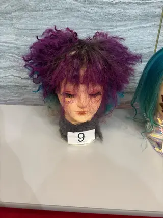 ショート パーマ 渡辺 恵理佳のヘアスタイル