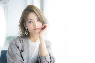 ミディアム マンツーマン施術 山口つよしのヘアスタイル