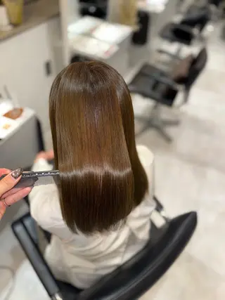 ミディアム リピート90%超/縮 毛/酸性縮毛特化井口のヘアスタイル