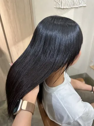 セミロング 大石 楓のヘアスタイル