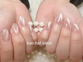 ネイル kao nail マグネット/長さだしのネイルデザイン