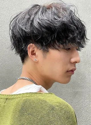ショート カラー パーマ ヘアアレンジ メンズ fifth 窪田潤平のヘアスタイル