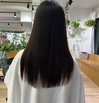 ロング 切りっぱなし/髪質 改善矯正/さやか🫧のヘアスタイル