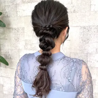 ロング 北島 遥香🫧インナ ー /ベージュカラーのヘアスタイル