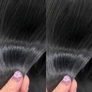 ミディアム サイレント美容師 アイリィのヘアスタイル