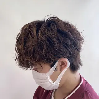 パーマ メンズ メンズ縮毛矯正 ♠️店長下平隼人のヘアスタイル