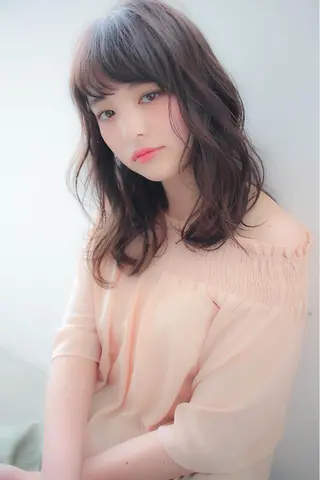 セミロング うる艶/レイヤー 🪞池袋LAND🪞のヘアスタイル