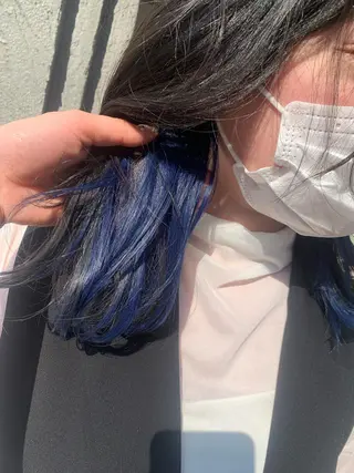 ロング SEAM アキホのヘアスタイル
