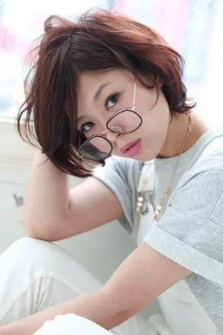 ショート カラー パーマ 四ッ家 裕【店長】のヘアスタイル