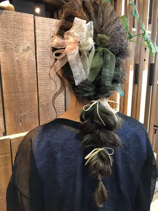ヘアアレンジ 末石 智のヘアスタイル