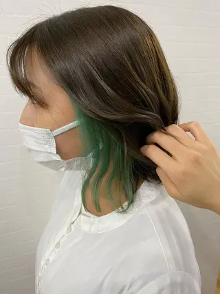 ミディアム 山本 瑞姫のヘアスタイル