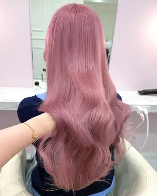 ロング カラー ハイトーンカラー💞 くるみ🎀のヘアスタイル