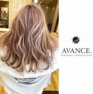 セミロング 【White京橋】 岸 拓斗のヘアスタイル