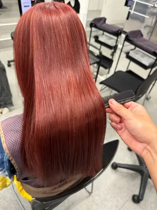 ロング メンズ特化/上野 暖色カラー ダイチのヘアスタイル